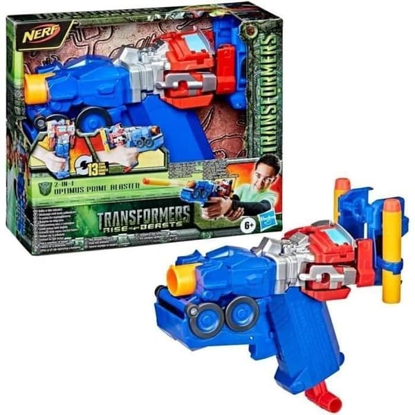Nerf Blaster 2 in 1 Optimus Prime - Transformers: Rise of the Beasts