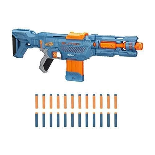 Leksak - NERF - ECHO CS-10 BLASTER - 24 NERF DART - PUMP SHOT - RÄCKVIDD PÅ 27 METER