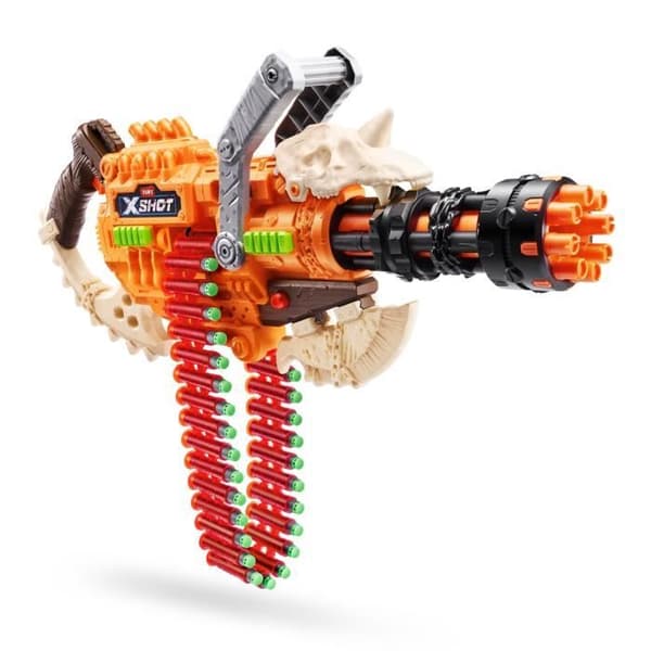 Belt Blaster - ZURU - XSHOT Insanity HorrorFire Dread Hammer - Blaster med 35-pilars bälte och 30 meters räckvidd