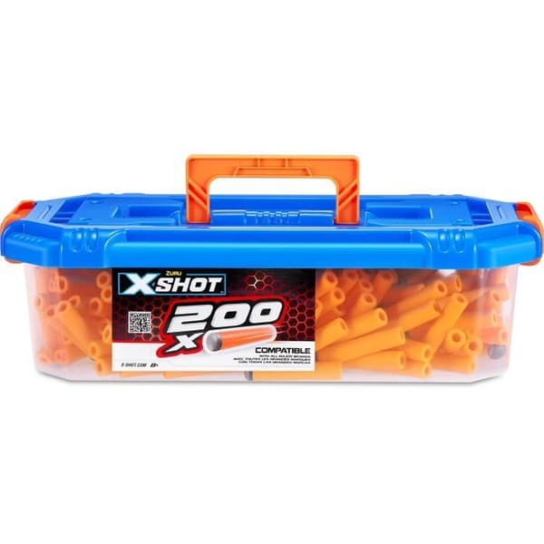 Dartpåfyllning - ZURU - Barrel 200 XSHOT Darts - 200 luftfickor kompatibla med olika märken