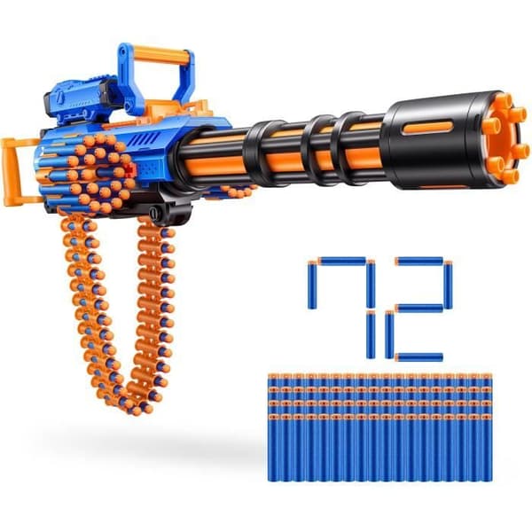 Motoriseret blaster - ZURU - X-SHOT Rage Fire - 40 pile - Stativ inkluderet - Rækkevidde 27 m