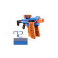Miniatyrbild 1 av 6: Motoriserad blästerpistol - ZURU - X-SHOT Clip Blaster - 4 magasin - Räckvidd 27 m - Förlängningar ingår