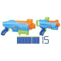 Miniatyrbild 1 av 6: Nerf Elite Junior Ultimate Starter Set, 2 Blasters, 15 Pilar Nerf Elite