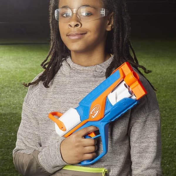 NERF Blaster Agility N-sarja, 12 Nerf N1 -nuolta vain Nerf N -sarjan blastereihin, 6-nuolen piippu, ulkopelit