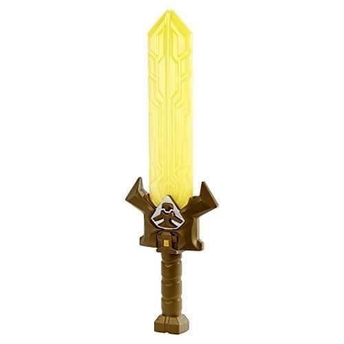 Leksakssvärd - MATTEL - He-Man and the Masters of the Universe HJG63 - Ljud - Ljus - Brun, Gul