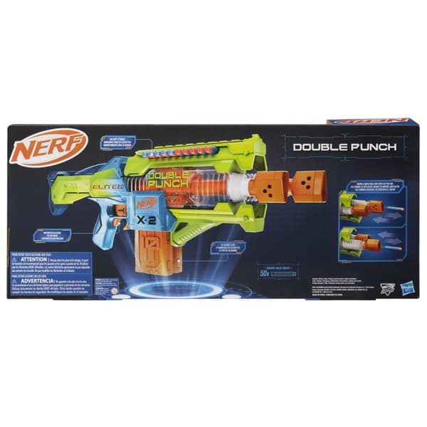NERF Elite 2.0 Dubbelslagsblaster + Hasbro F6363 Dart