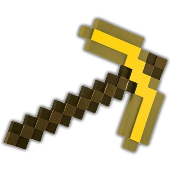 Replika av guldhacken - JAKKS PACIFIC - Minecraft - Barn - 2 års garanti - Storlek 41 x 29 x 2 cm