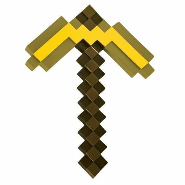 Replika av guldhacken - JAKKS PACIFIC - Minecraft - Barn - 2 års garanti - Storlek 41 x 29 x 2 cm