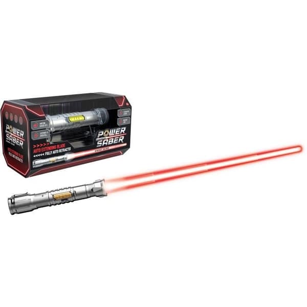 Rollespil - GOLIATH - Power Saber Red - 1:1 sammentrækkelig og udtrækkelig sabel! Fra 8 år