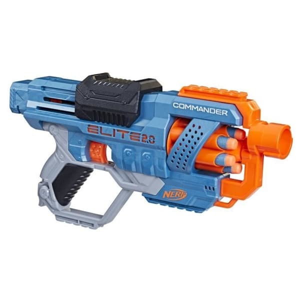 Nerf Elite 2.0 - Commander RC-6 - 6-Dart Rotating Barrel - Anpassningsbar
