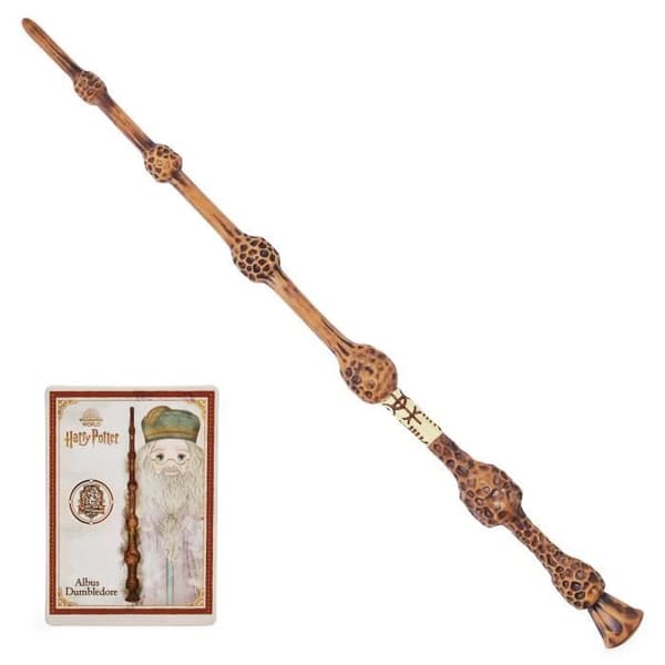 Albus Dumbledore deluxe trollstav - Harry Potter - Officiell replika - 30 cm