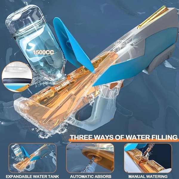 Elektrisk Vattenpistol – SHARK MK – Automatisk Action med Stil