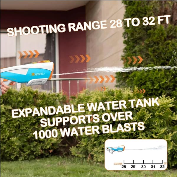 Elektrisk Vattenpistol – SHARK MK – Automatisk Action med Stil
