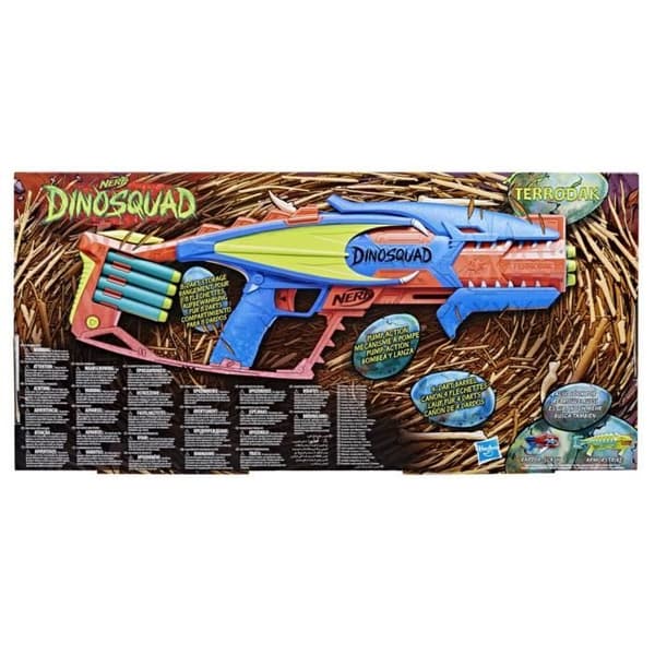 Nerf DinoSquad Terrodak Shooting Game - NERF - Dinosaurieformad Blaster med 12 Nerf Elite Dart