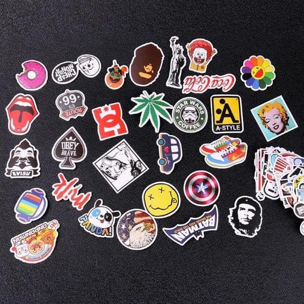 Roliga Klistermärken - 100st MegaPack Stickers / Dekaler