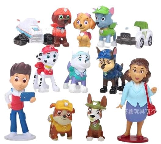 Säsong 2 PAW PATROL 12st FIGURER  julklappar
