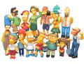 Miniatyrbild 8 av 8: 14 Pack Simpsons Family Figurer