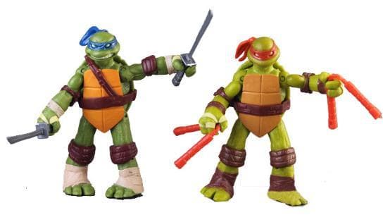 12cm Teenage Mutant Ninja Turtles Figurer- 4 Pack