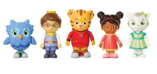 5pcs Daniel Tigers kvarter (Daniel Tiger's Neighborhood) figures