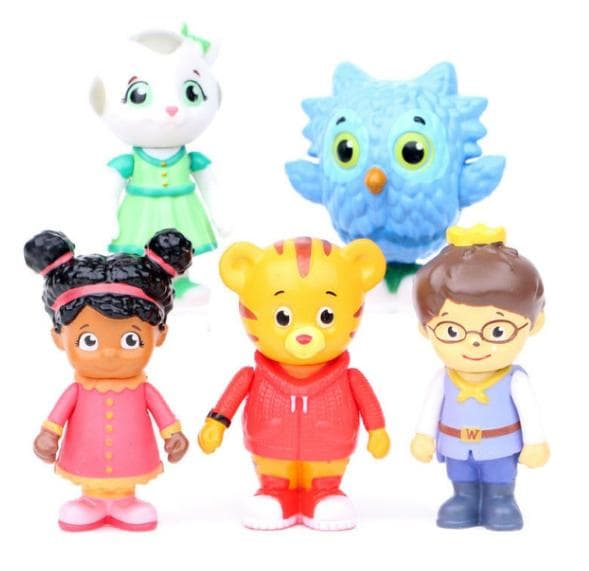 5pcs Daniel Tigers kvarter (Daniel Tiger's Neighborhood) figures
