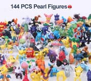 144 st Pokémon Figurer Anime Mini Leksak Leksak Mini Pokémon