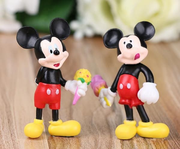 6-Pack Disney mini Dockor Mickey Mouse Donald Duck julklappar