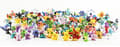 Miniatyrbild 2 av 2: 72st Söta Färgglada Pokémon Figurer Pokemon Innehåller Pikachu