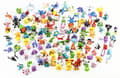 Miniatyrbild 1 av 2: 72st Söta Färgglada Pokémon Figurer Pokemon Innehåller Pikachu