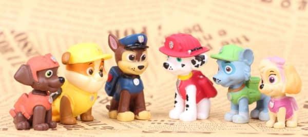 12 pack PAW PATROL FIGURER