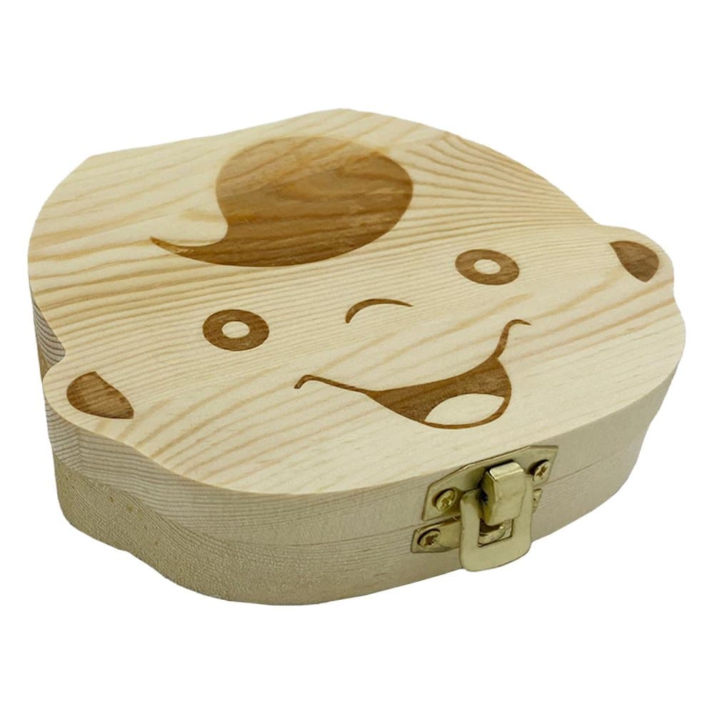 Baby Tandlåda | Souvenir | Mjölkteeth | Brun