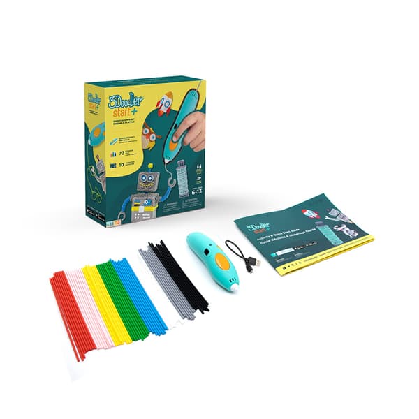 3Doodlerart+ Essential Pen Set 3D Turkis, Gul