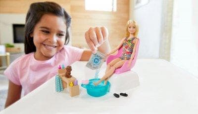 Barbie Mani-Pedi spa med fotbad