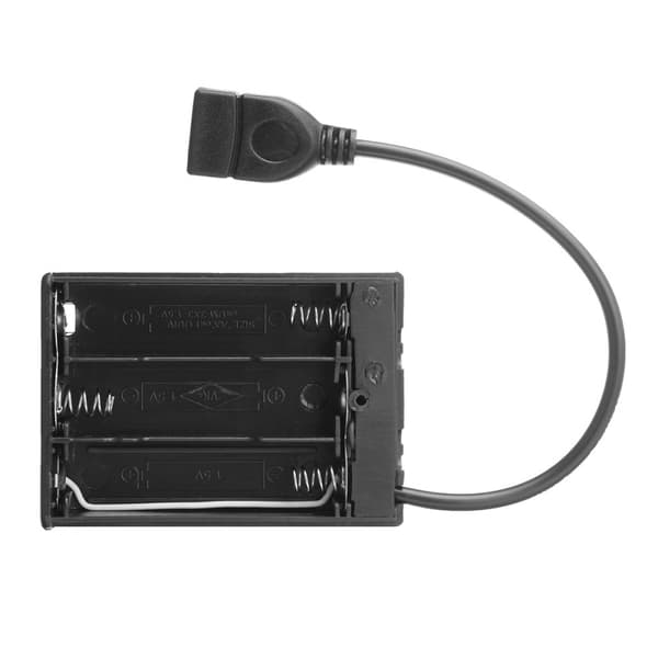 Akkukotelo USB-portilla LED-valaistusrakennuspalikoita varten