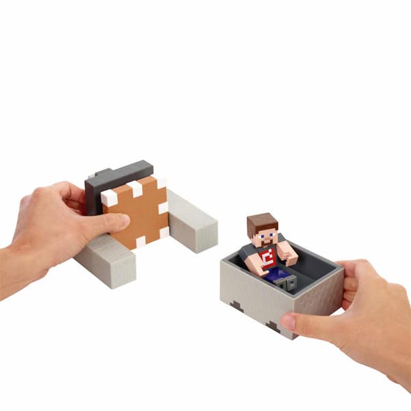 Minecraft Explosive Wagon Steve figure