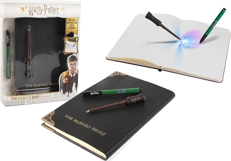 Harry Potter Tom Riddles Diary Notebook - magisk anteckningsbok