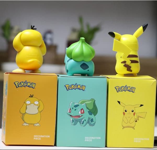 Original Pikachu Pokemon Figurer 8CM Ny Model