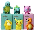Miniatyrbild 7 av 7: Original Pikachu Pokemon Figurer 8CM Ny Model
