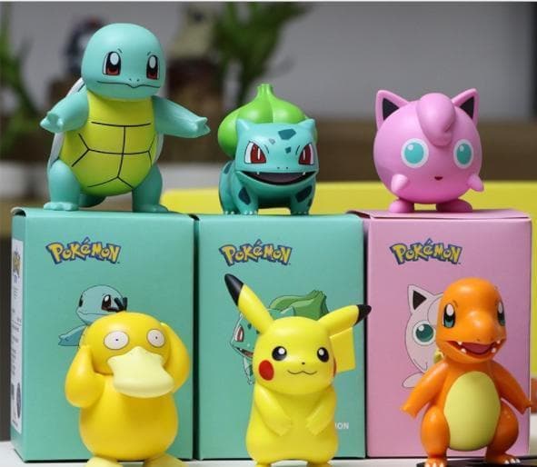 Original Pikachu Pokemon Figurer 8CM Ny Model
