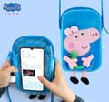 Miniatyrbild 3 av 8: Greta Gris Peppa pig  förskolebärare axelväska 2 modeller
