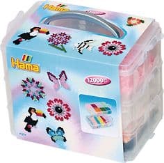 Hama pärlor förvaringsbox, 12 000 st