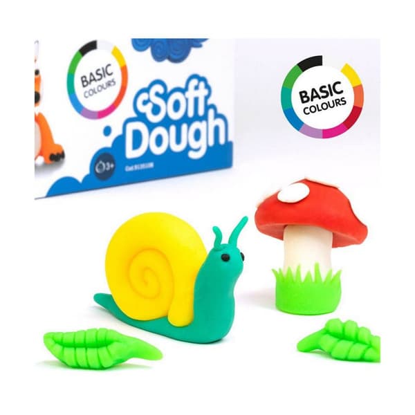 Modellera Spel Milan Soft dough 913510B Grönsak Blå Gul