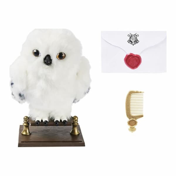 Mjukisleksak Spin Master HARRY POTTER-WIZARDING WORLD -LECHUZA HARRY POTTER INTERACTIVA- Peluche Hedwig Interactivo “Enchanting