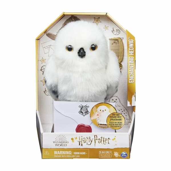 Mjukisleksak Spin Master HARRY POTTER-WIZARDING WORLD -LECHUZA HARRY POTTER INTERACTIVA- Peluche Hedwig Interactivo “Enchanting