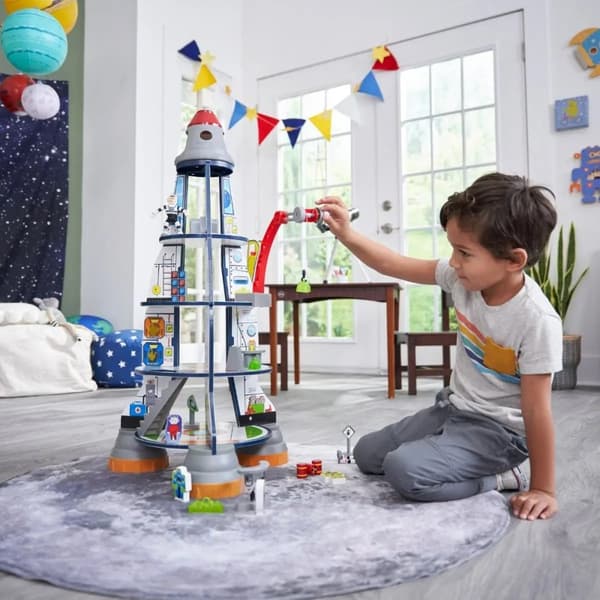 Kidkraft  Rymdskepp i trä Lekset