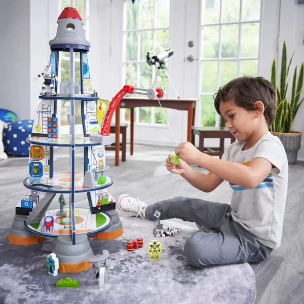 Kidkraft  Rymdskepp i trä Lekset