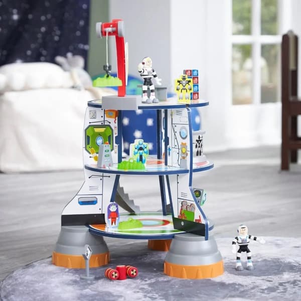 Kidkraft  Rymdskepp i trä Lekset