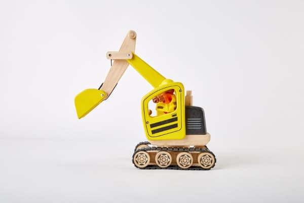 Pintoy Grävmaskin Träleksak