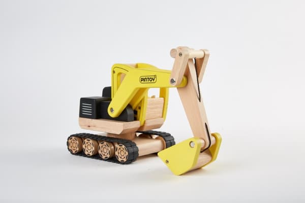 Pintoy Grävmaskin Träleksak