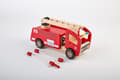 Miniatyrbild 3 av 4: Pintoy Brandbil liten Träleksak