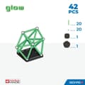 Miniatyrbild 3 av 8: Playset Masters Glow Recycled (42 Delar)